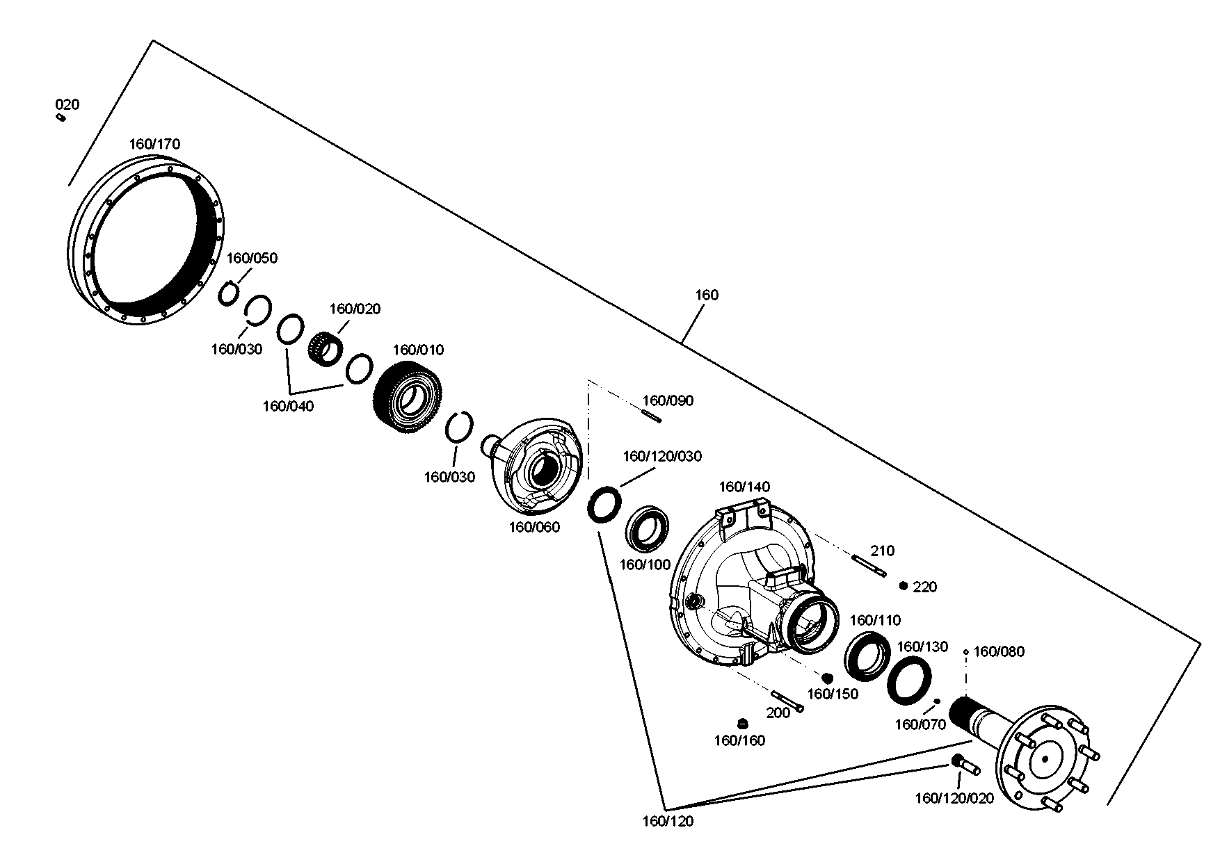 drawing for DOOSAN 2.115-00500 - RETAINING RING (figure 3)
