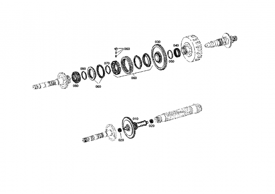 drawing for AGCO F514100100200 - NEEDLE BEARING (figure 1)