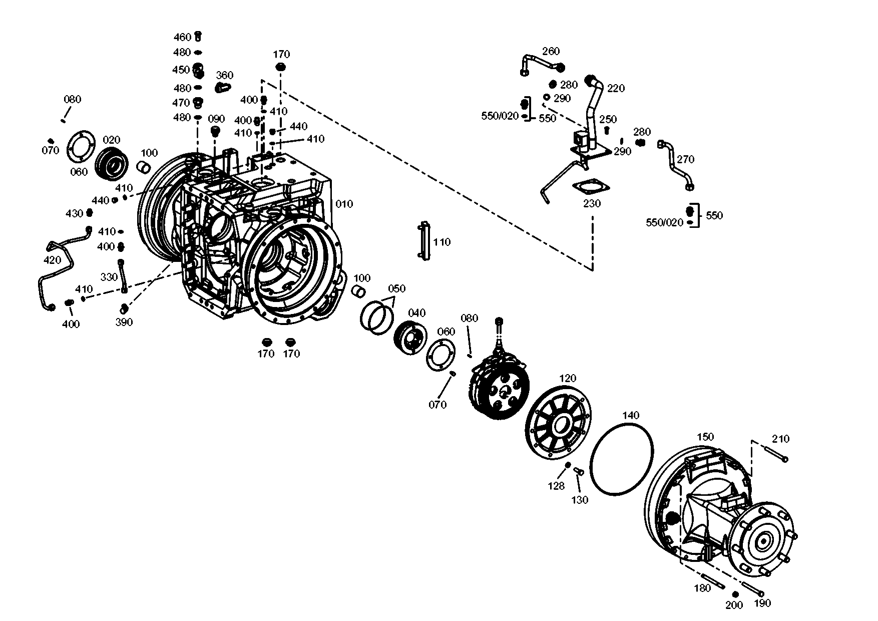 drawing for MAGNA STEYR 133000330154 - GASKET (figure 3)
