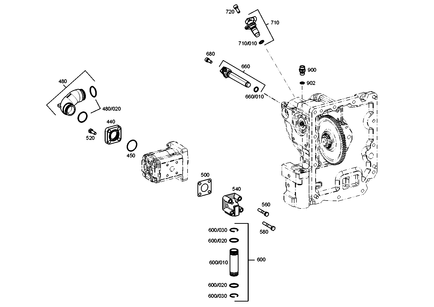 drawing for AGCO F824101490010 - TAPER ROLLER BEARING (figure 4)