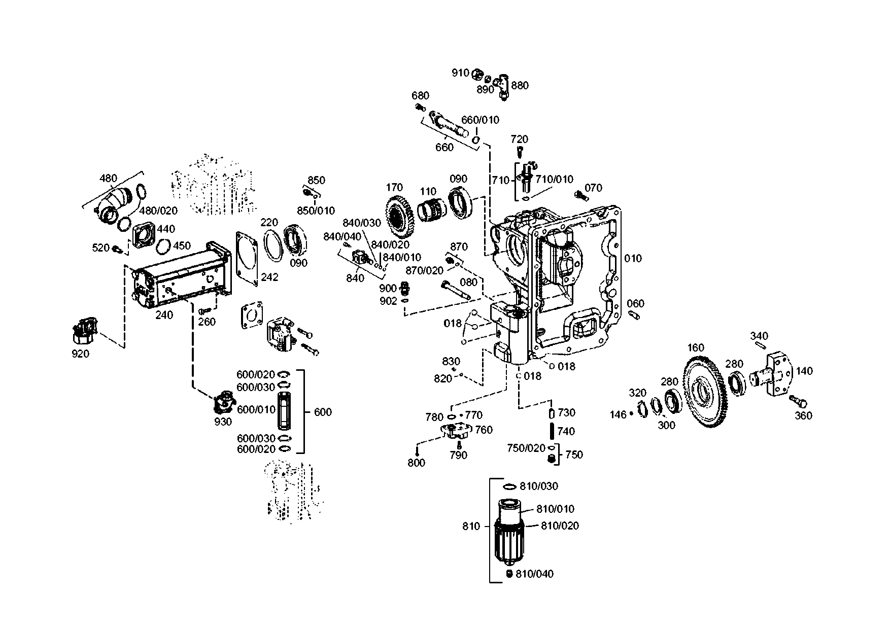 drawing for AGCO F824.100.490.110 - SUPPORT BRACKET (figure 1)