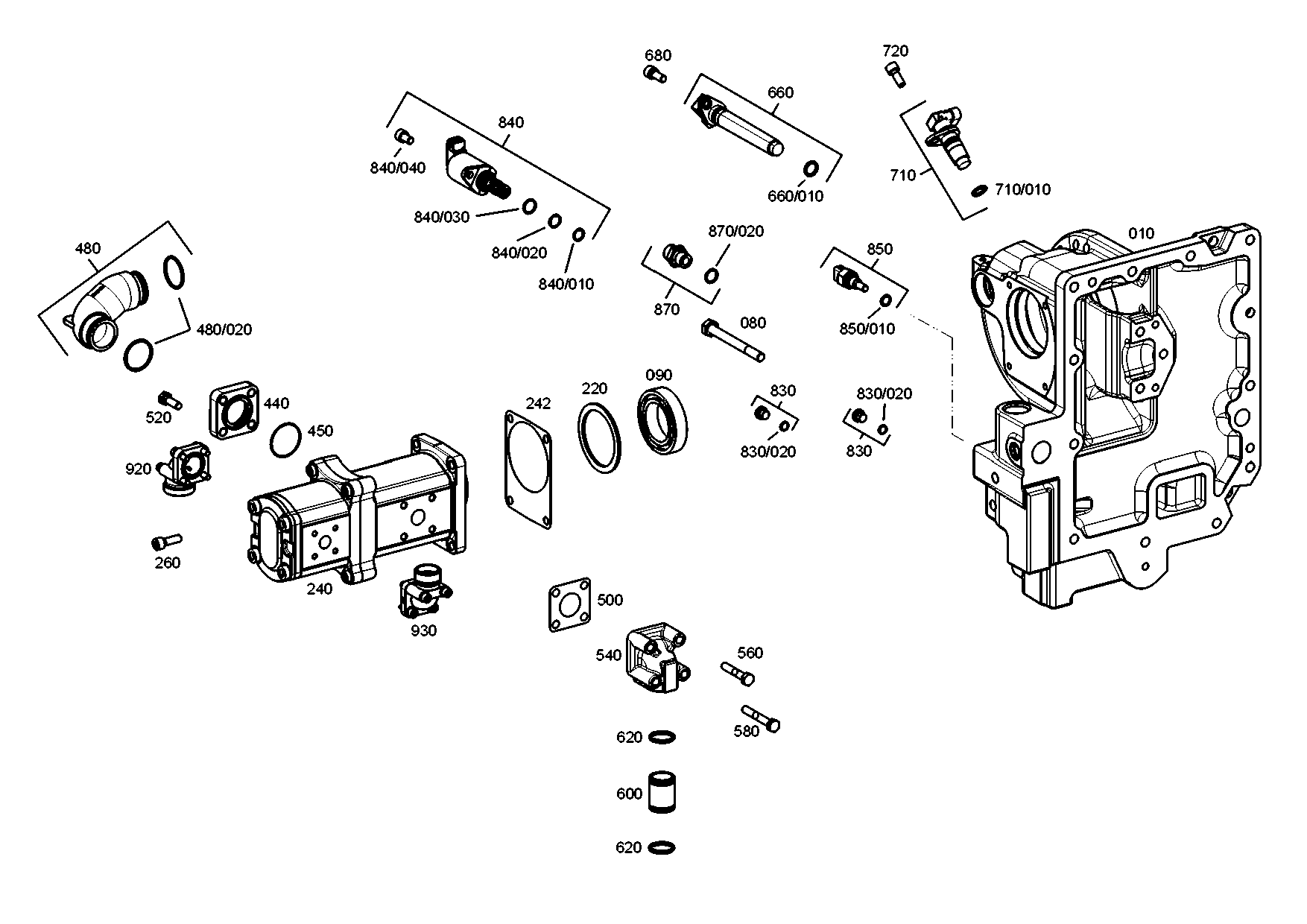 drawing for AGCO F824100490220 - GASKET (figure 5)