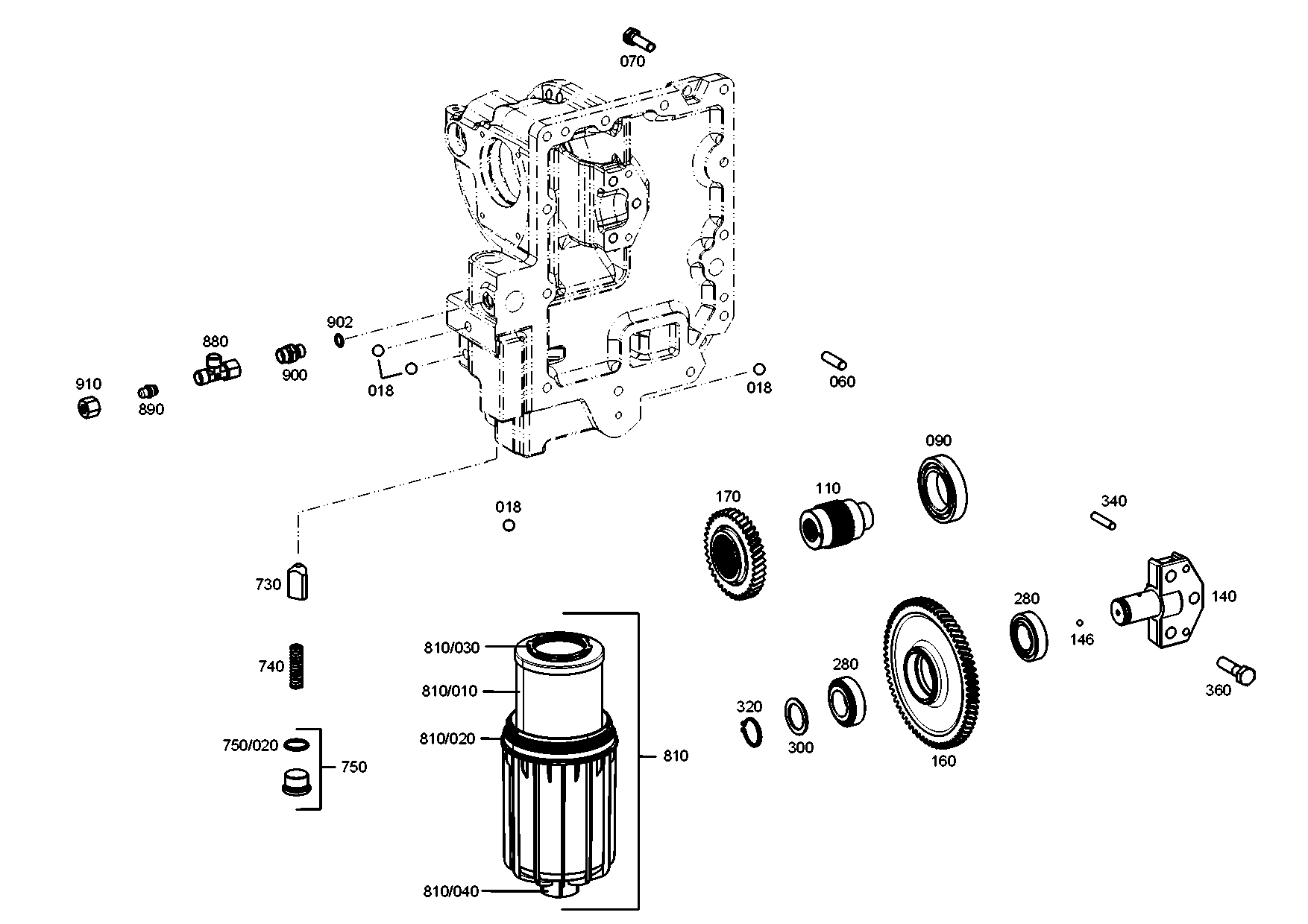 drawing for CASE CORPORATION 75311510 - O-RING (figure 3)
