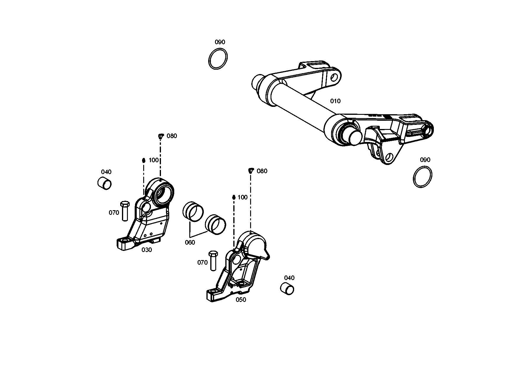 drawing for KUBOTA 3J08022671 - SLIPPERY BUSHING (figure 1)