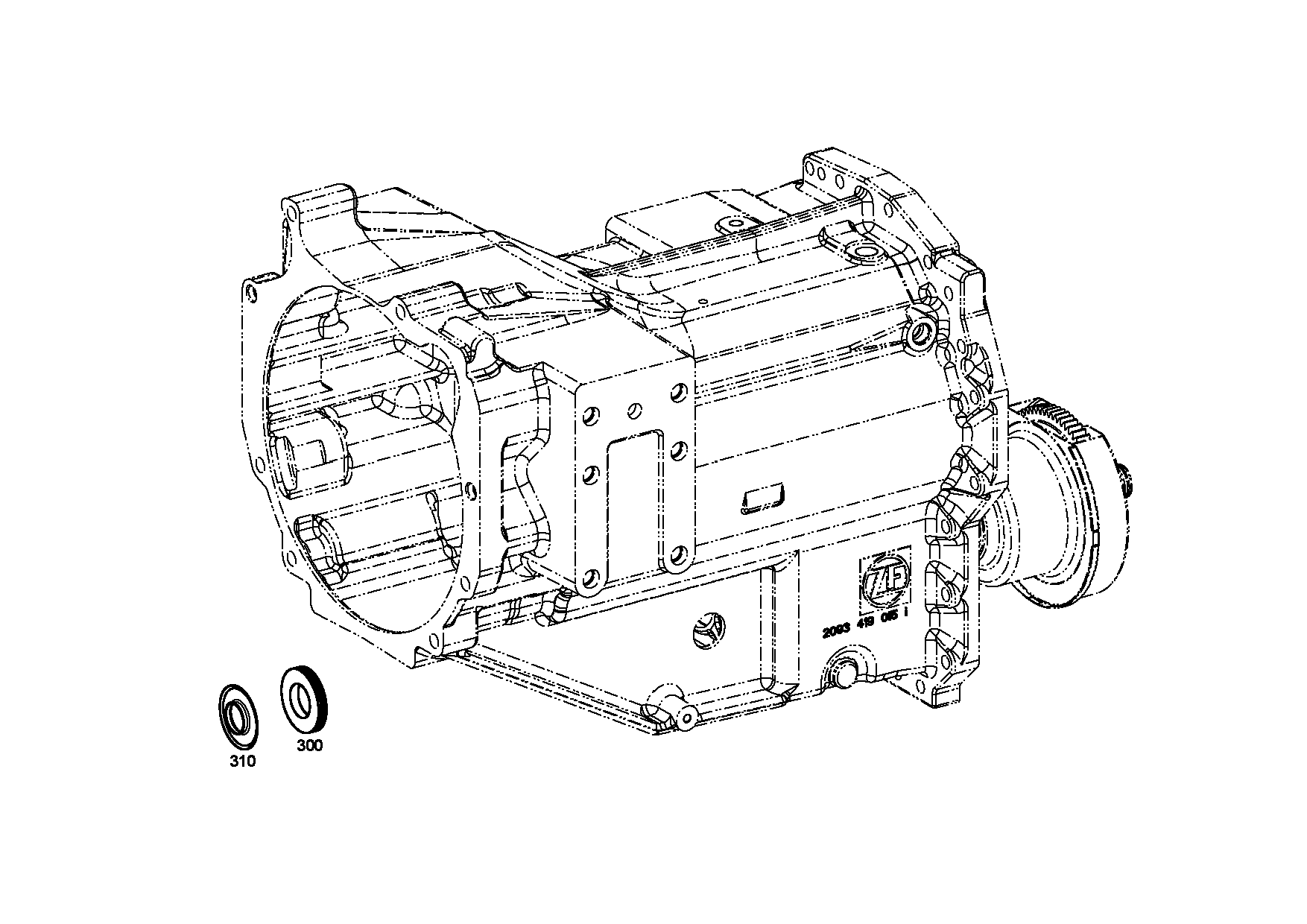 drawing for AGCO F824100320270 - WASHER (figure 4)