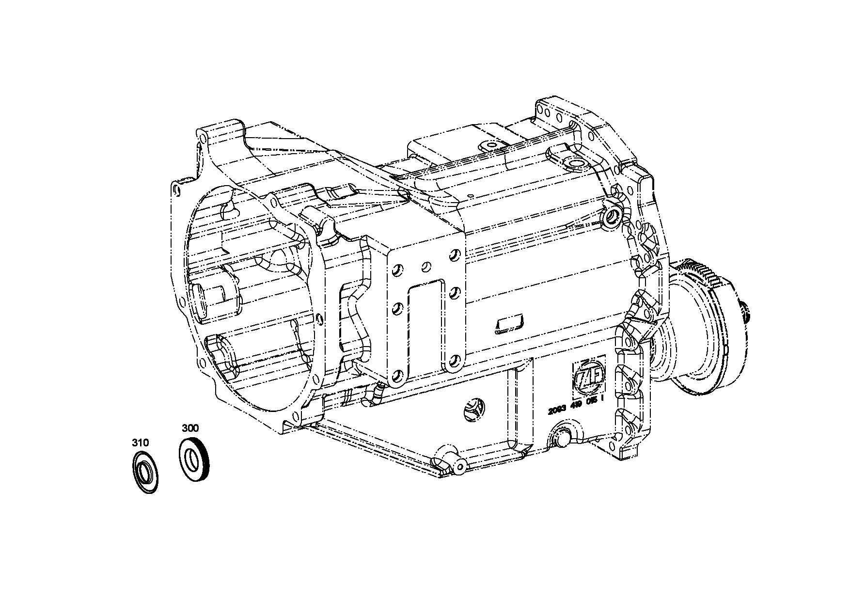 drawing for CNH NEW HOLLAND 81753C1 - DISC CARRIER (figure 2)