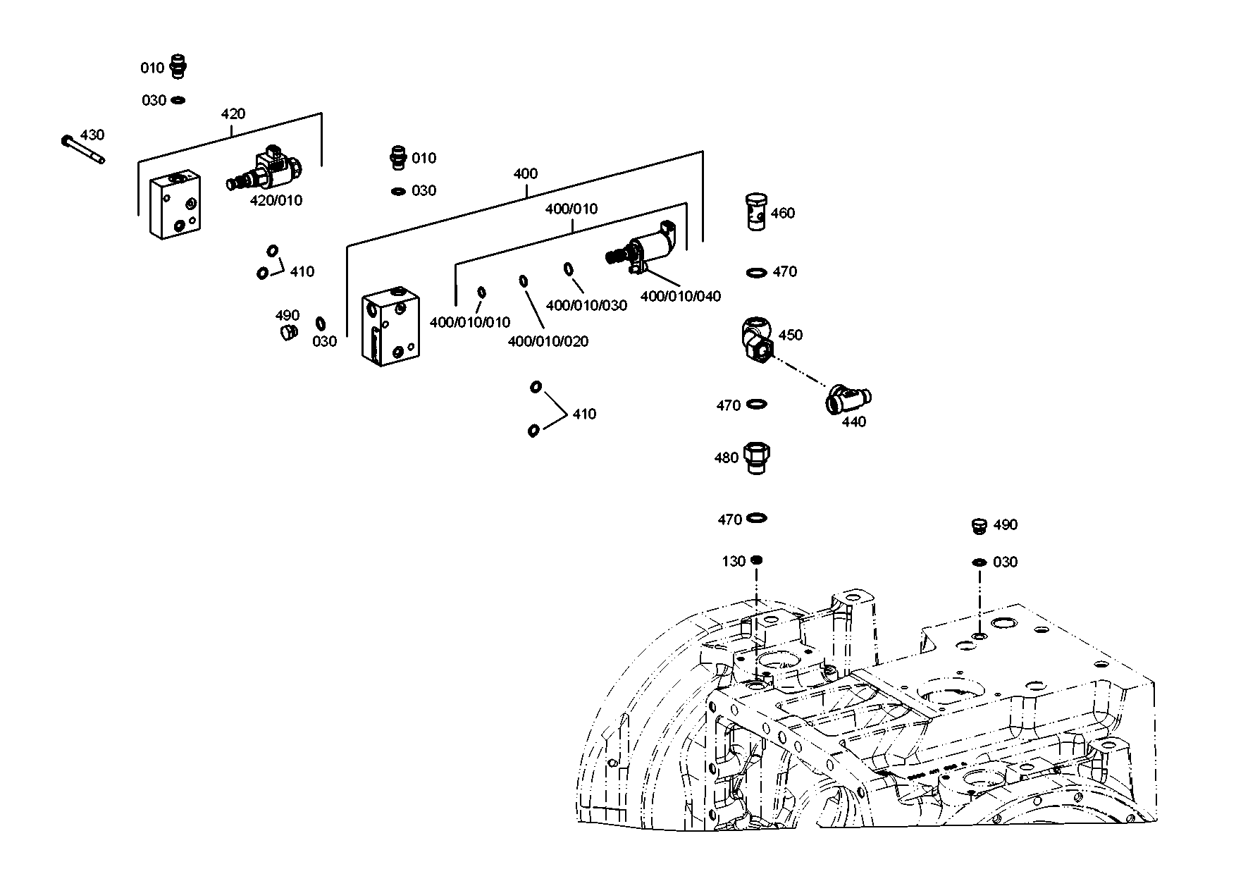 drawing for DOOSAN 0634 306 010 - O-RING (figure 5)