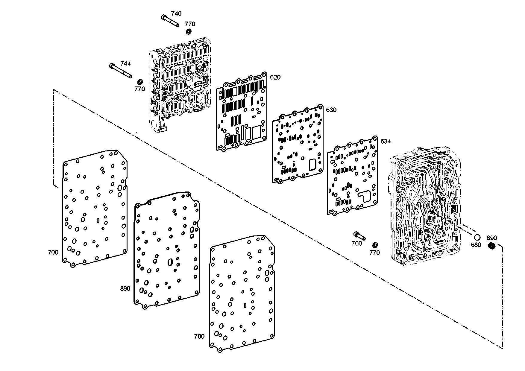 drawing for AGCO F824100090770 - GASKET (figure 1)