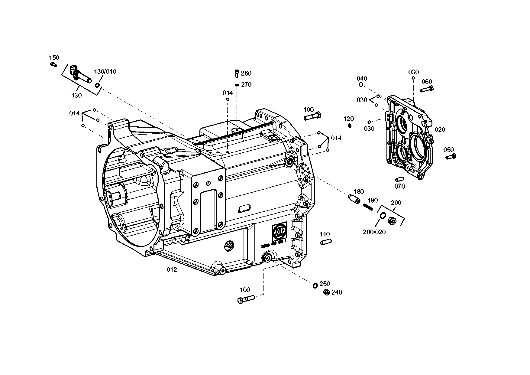 drawing for KUBOTA 3J08022411 - SPEED TRANSMITT (figure 3)