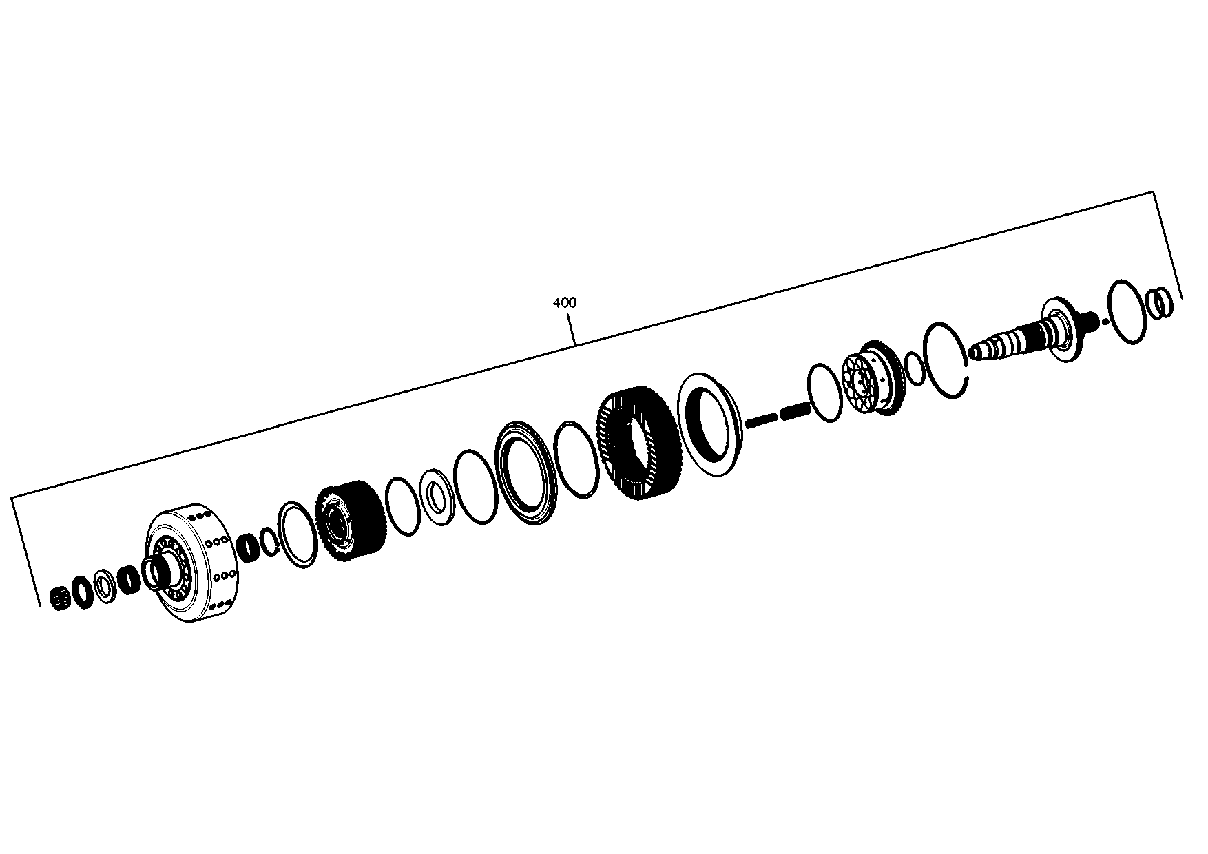 Technical drawing of AGCO F824.100.100.070 WASHER with dimensions and layout (figure 5)