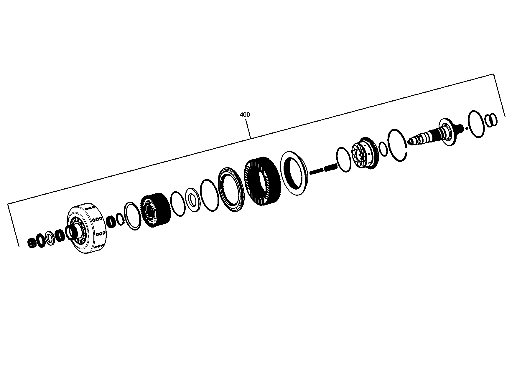 drawing for KUBOTA 3J08022721 - I.CLUTCH DISC (figure 4)