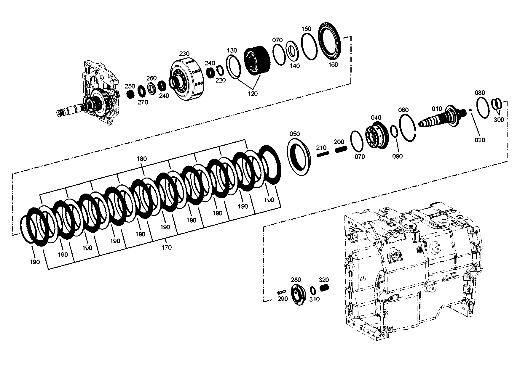 drawing for KUBOTA 3J08022721 - I.CLUTCH DISC (figure 5)