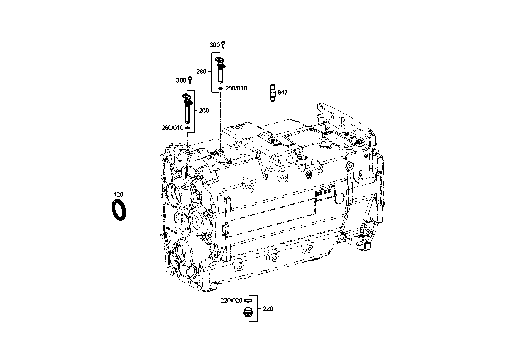 drawing for AGCO V34990700 - SPEED TRANSMITT (figure 5)