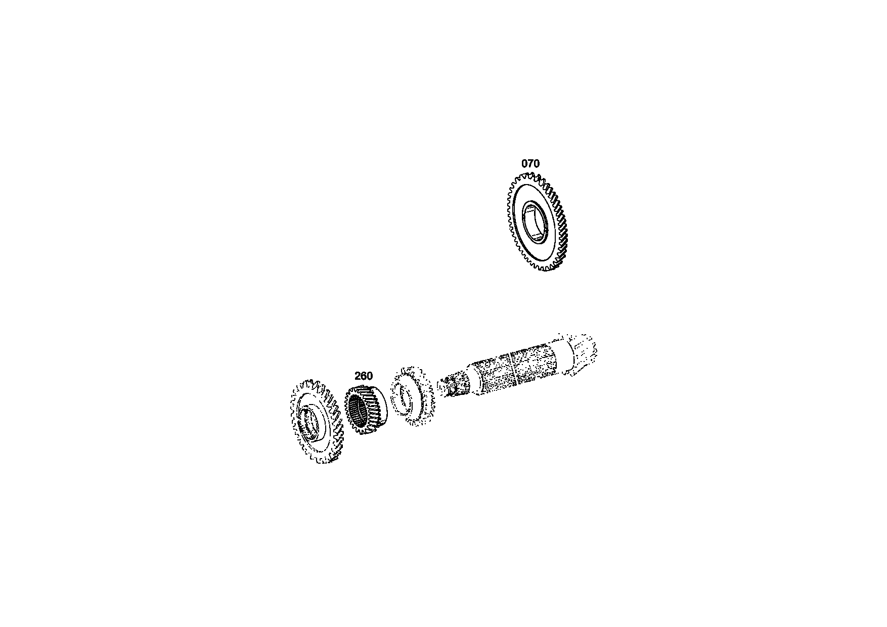 drawing for AGCO F824.101.080.020 - GEAR (figure 1)