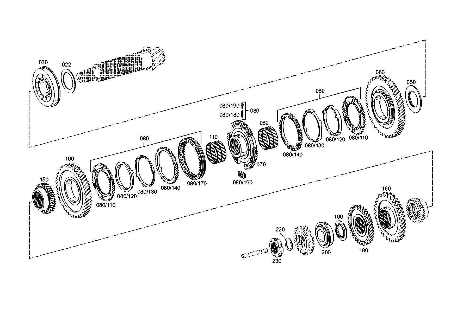 drawing for AGCO 35040500 - ROLLER BEARING (figure 2)