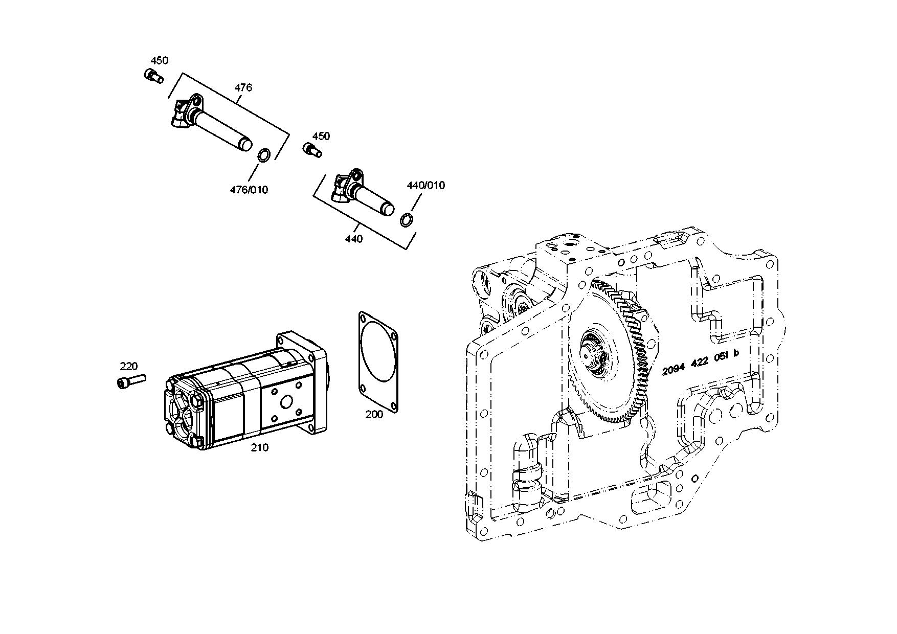 drawing for AGCO F824100490130 - SPUR GEAR (figure 4)