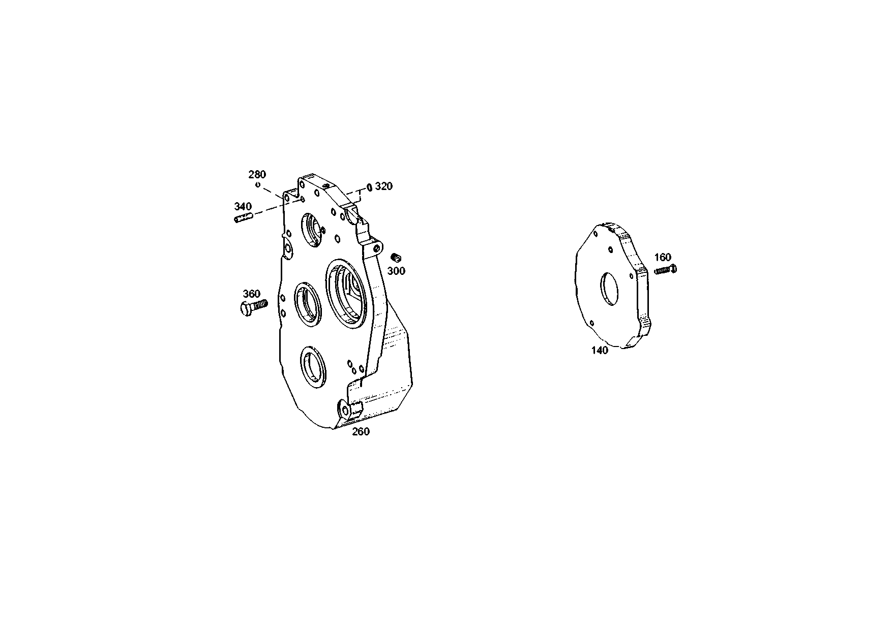 drawing for DAF 1391664 - HEXAGON SCREW (figure 3)