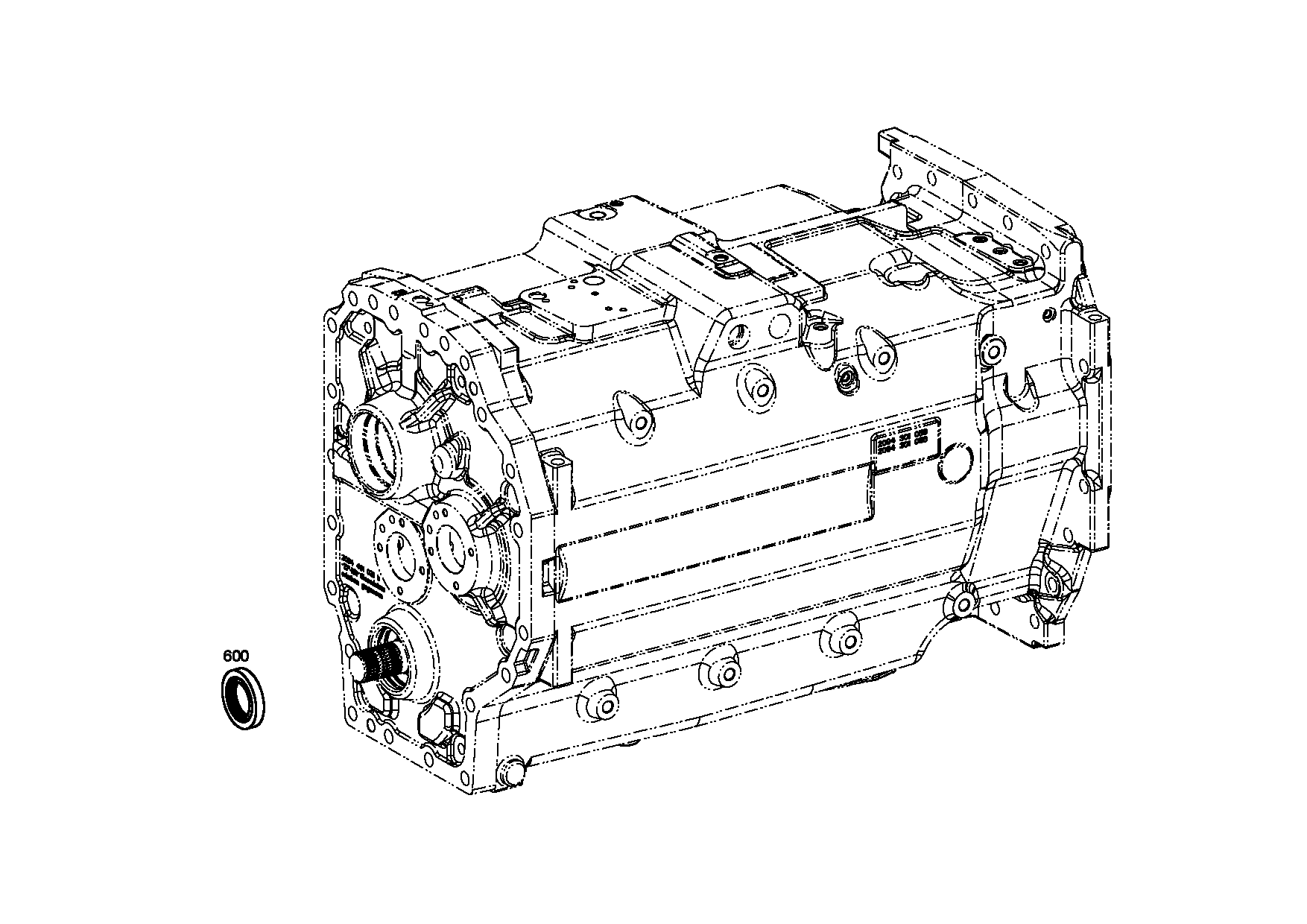 drawing for AGCO F824.100.320.190 - CY.ROLL.BEARING (figure 3)