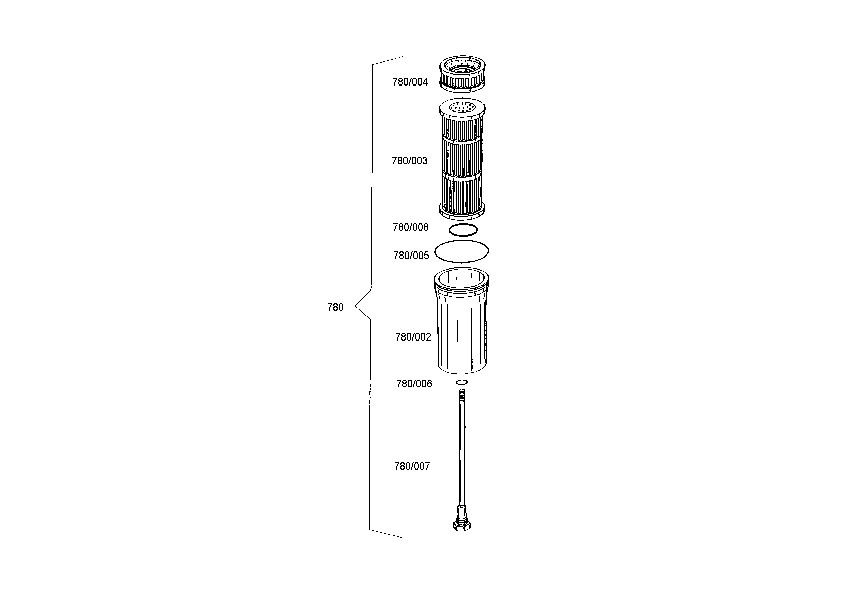 drawing for AGCO F824.100.470.250 - PROTECTIVE STRAINER (figure 2)