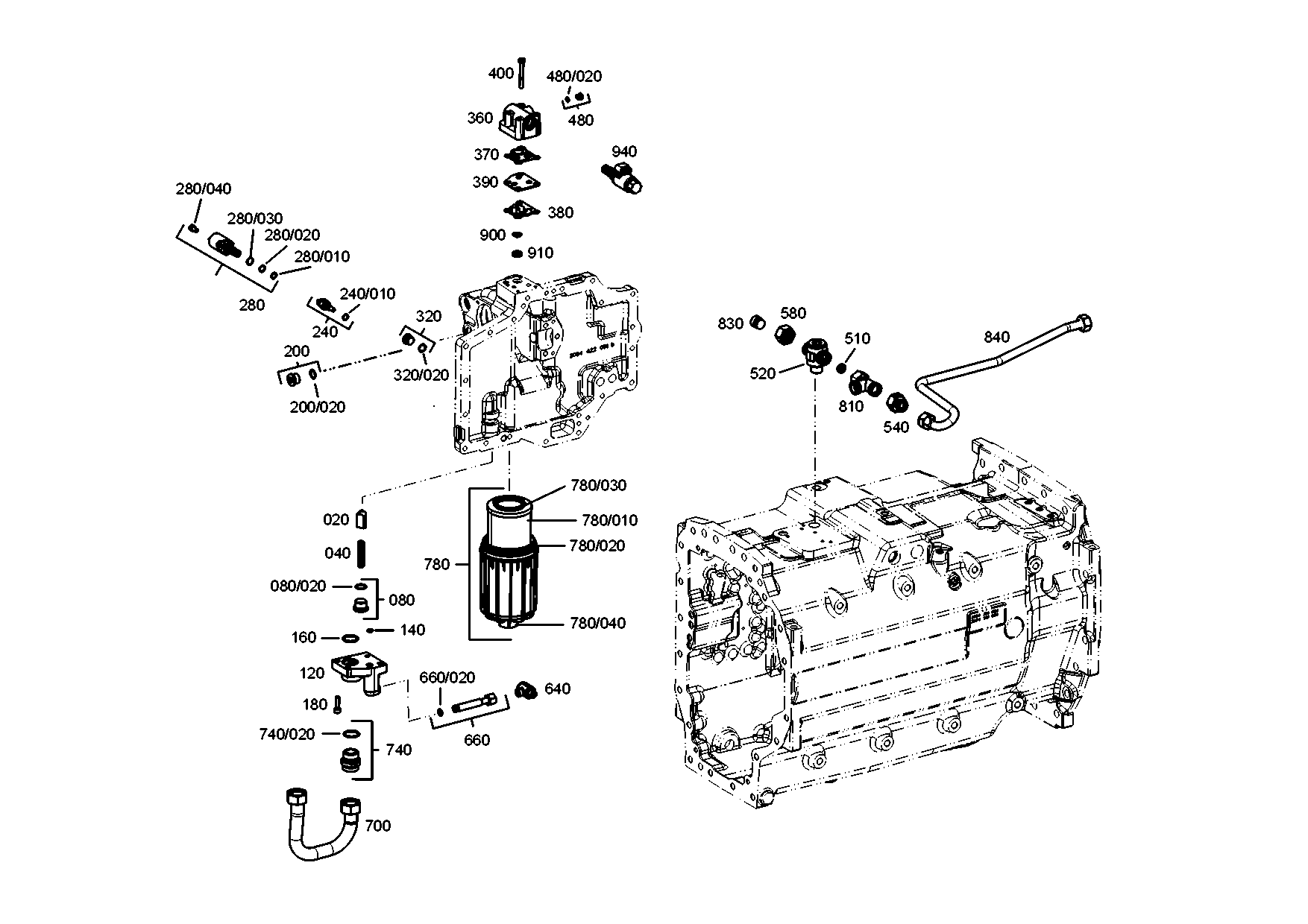 drawing for AGCO V35010500 - BUSH (figure 1)