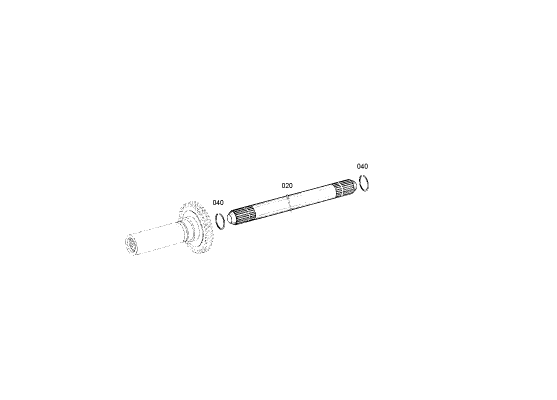 drawing for AGCO V35097800 - SHAFT (figure 3)