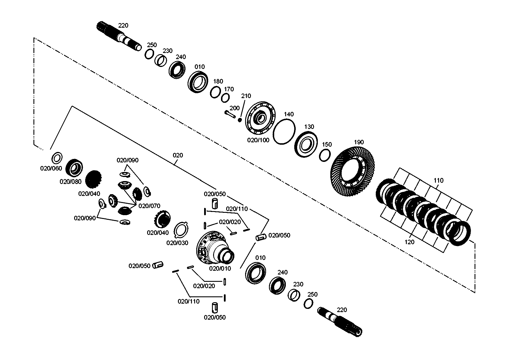 drawing for LIEBHERR GMBH 10219233 - SLOT.PIN (figure 2)