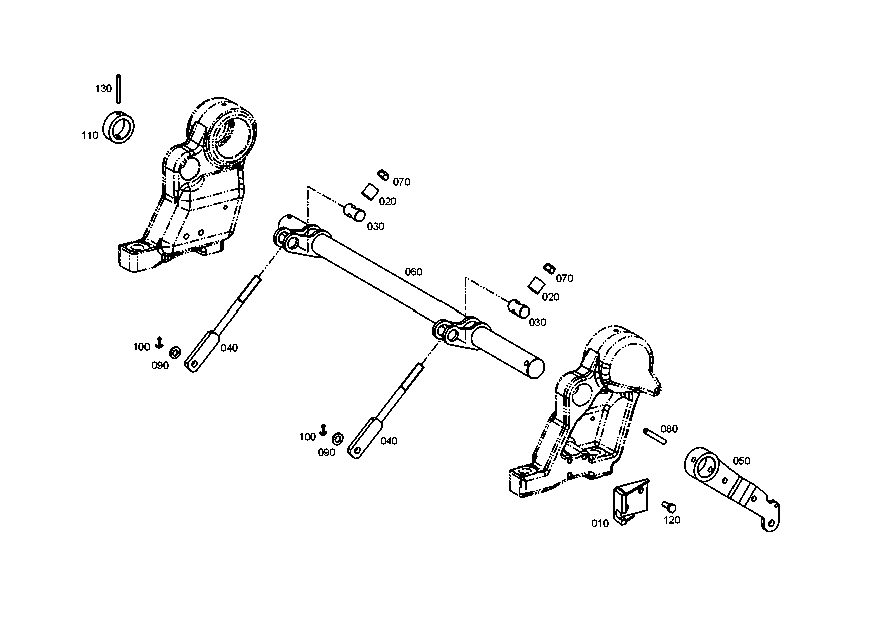 drawing for CASE CORPORATION 100105A1 - SLOT. PIN (figure 3)