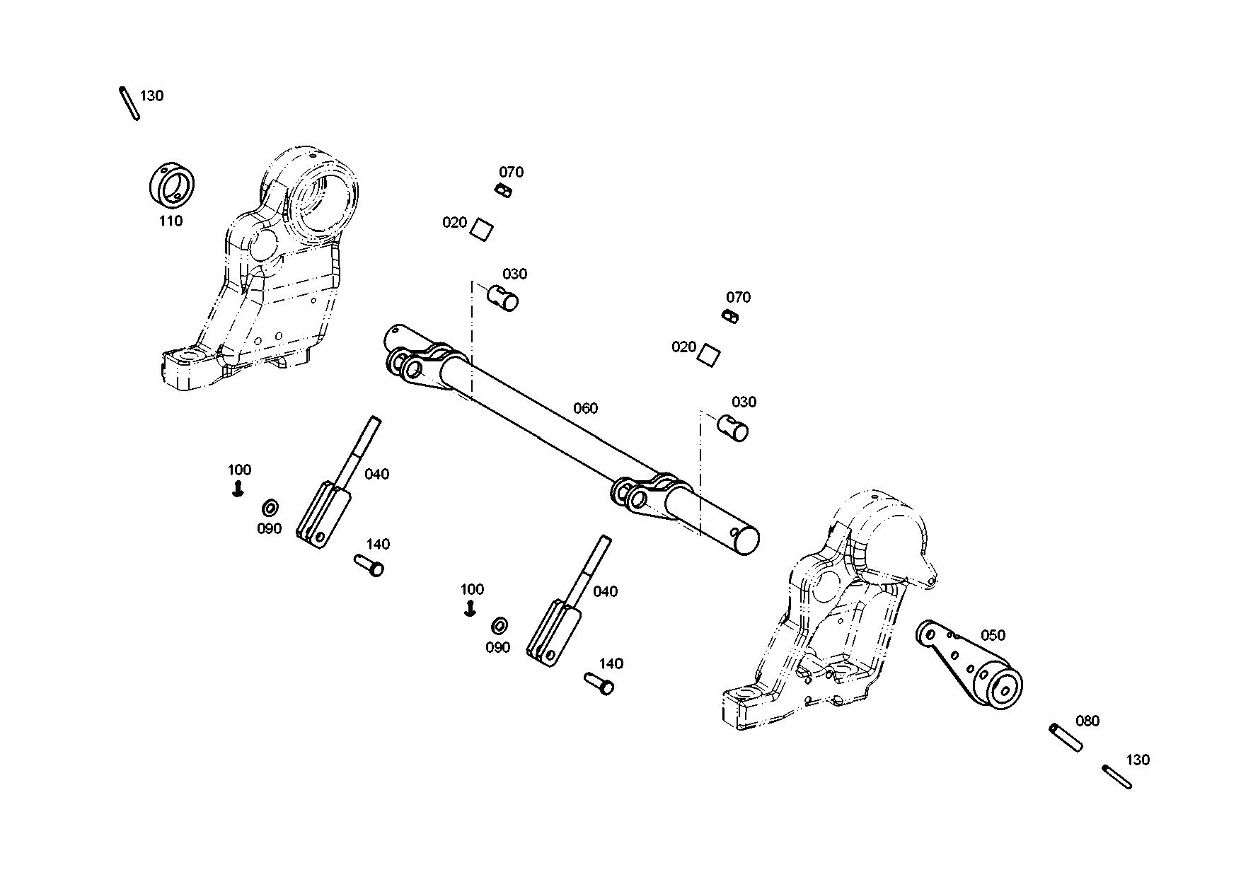 drawing for KUBOTA 3J08023301 - COTTER PIN (figure 4)