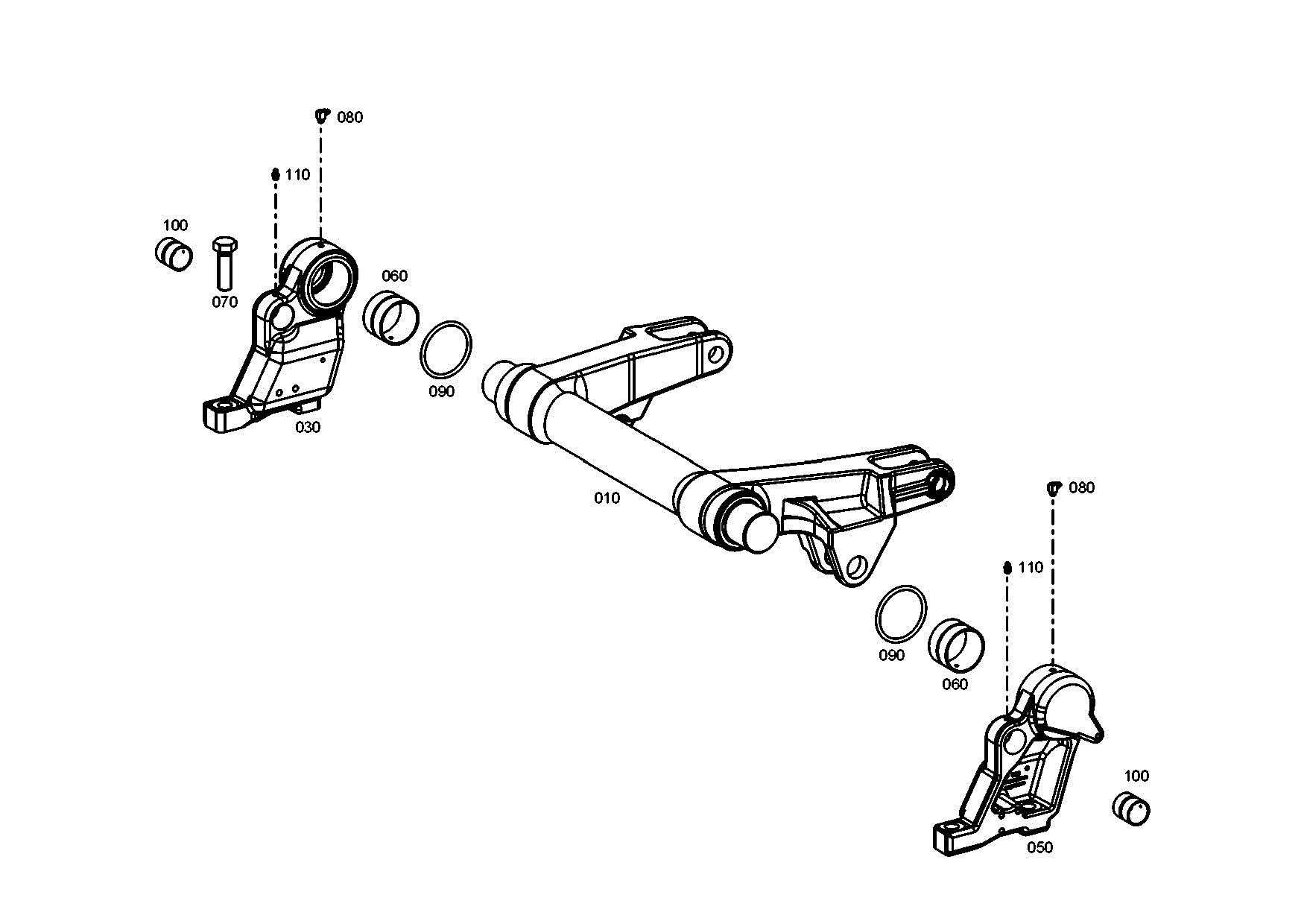 drawing for KUBOTA 3J08022671 - SLIPPERY BUSHING (figure 2)