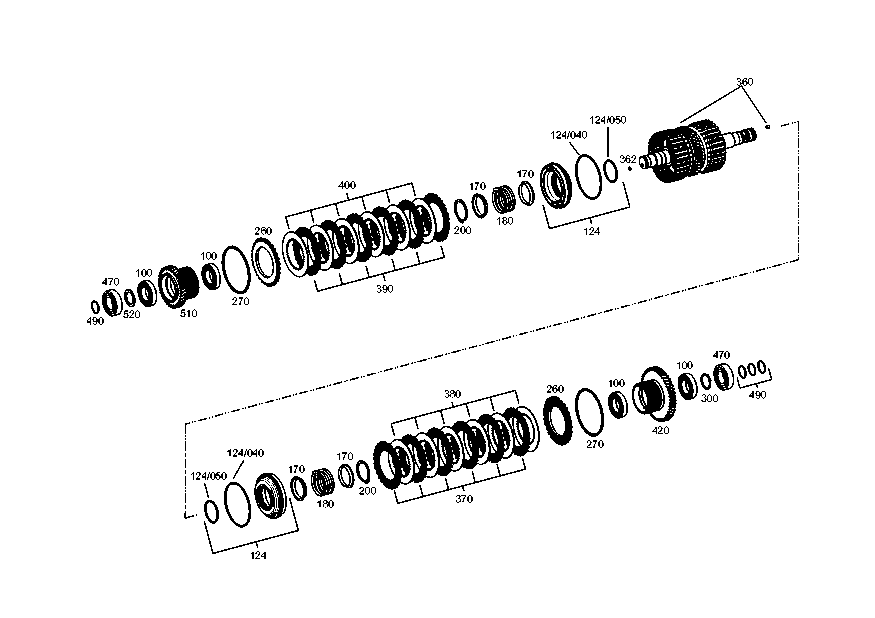 drawing for AGCO X530016946000 - RETAINING RING (figure 5)