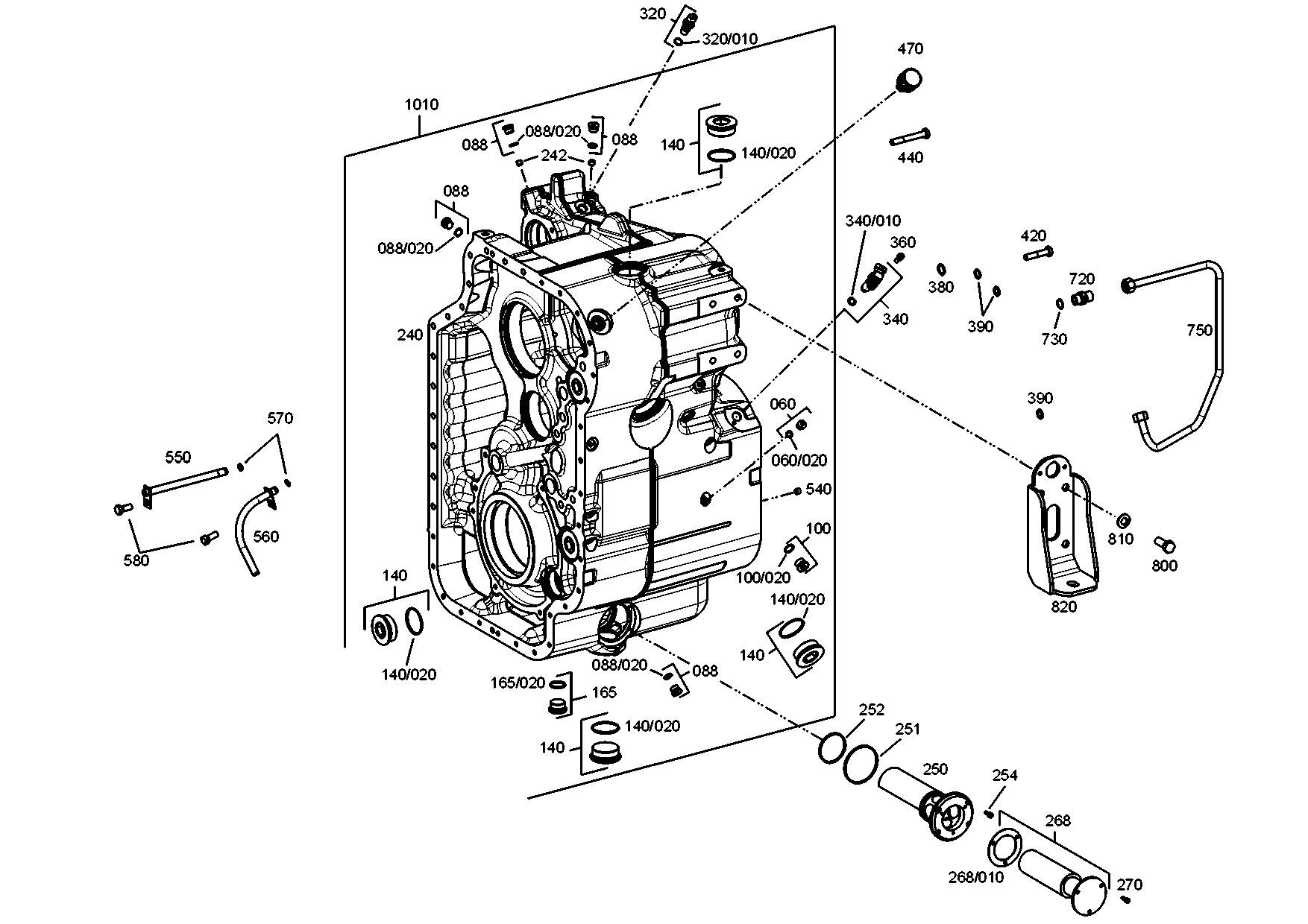 drawing for CNH NEW HOLLAND 550/41193 - O-RING (figure 4)