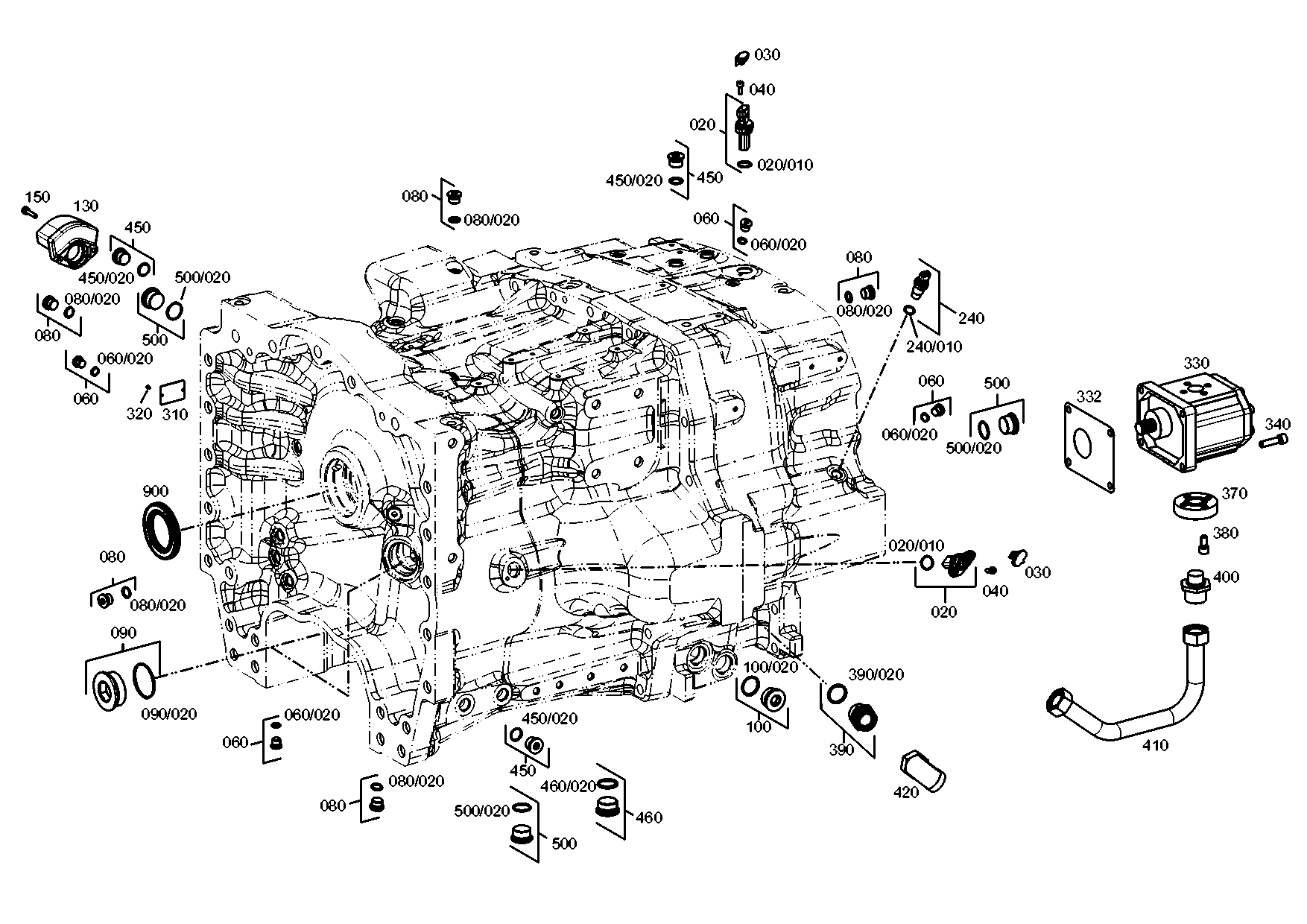 drawing for JOHN DEERE L55601 - O-RING (figure 2)