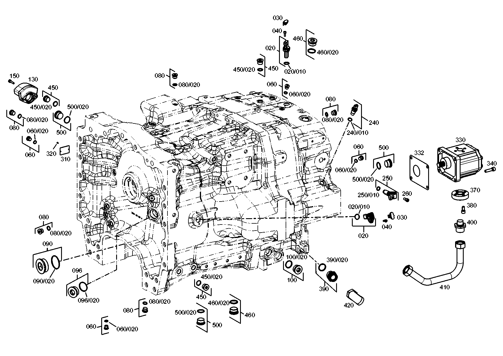 drawing for JOHN DEERE L55601 - O-RING (figure 4)
