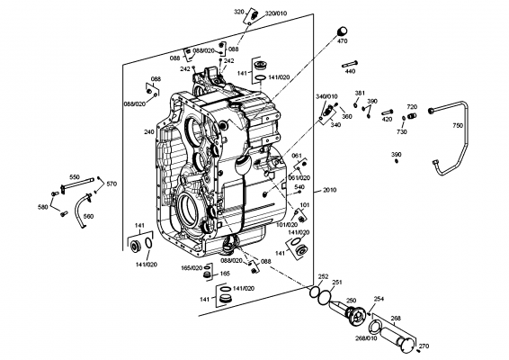 Technical drawing of Hyundai Construction Equipment 0637-025-005 Nut-Hex with dimensions and layout (figure 3)