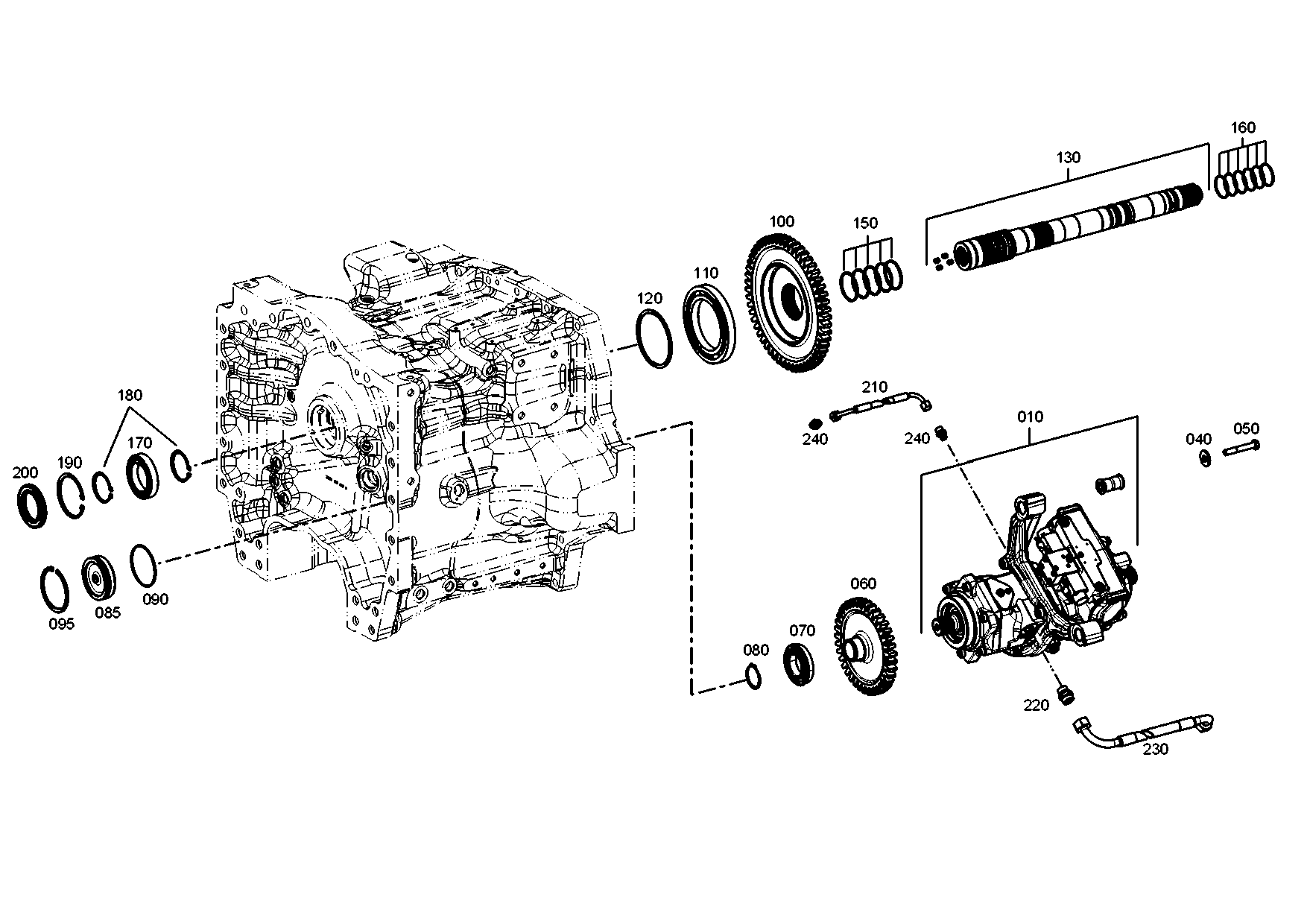 drawing for JOHN DEERE T197832 - RETAINING RING (figure 5)