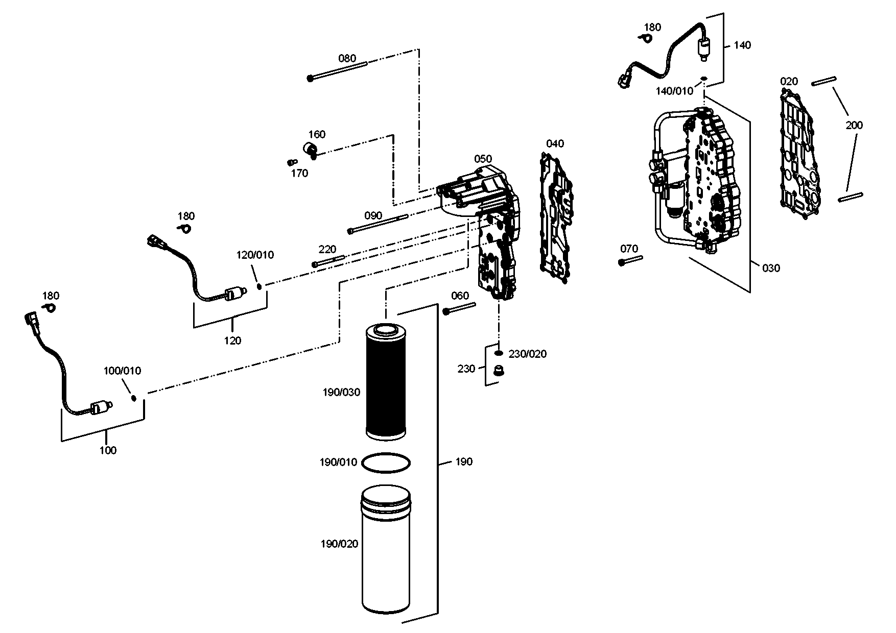 drawing for CLAAS CSE 5811031 - HYDRAUL.CONTROL (figure 1)