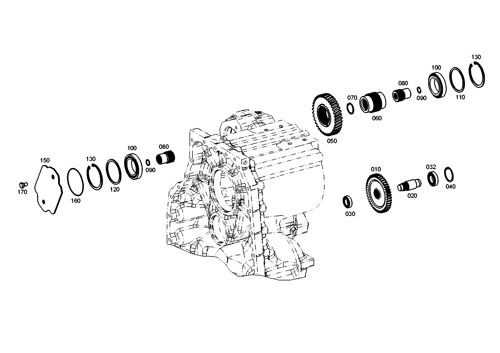 Technical drawing of AGCO V35105700 SHIM with dimensions and layout (figure 4)