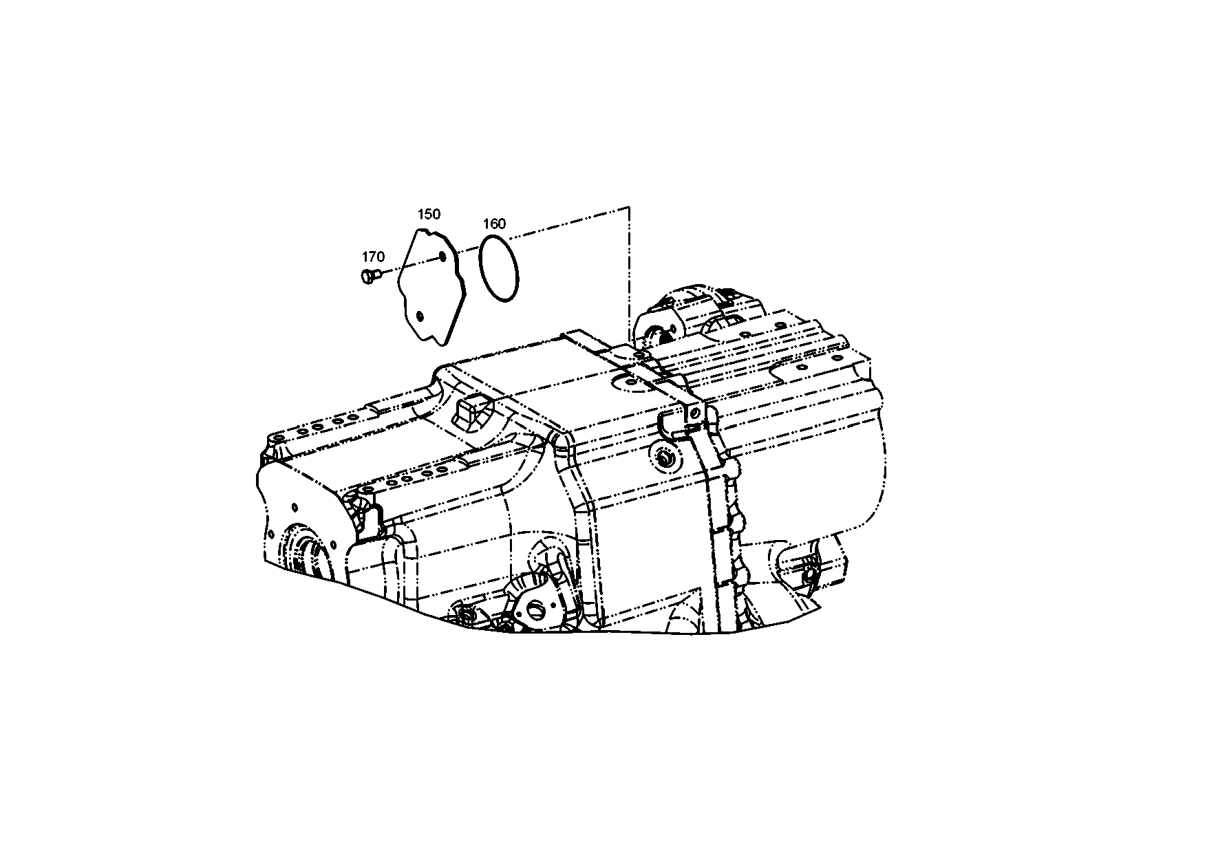 Technical drawing of AGCO V35105700 SHIM with dimensions and layout (figure 5)