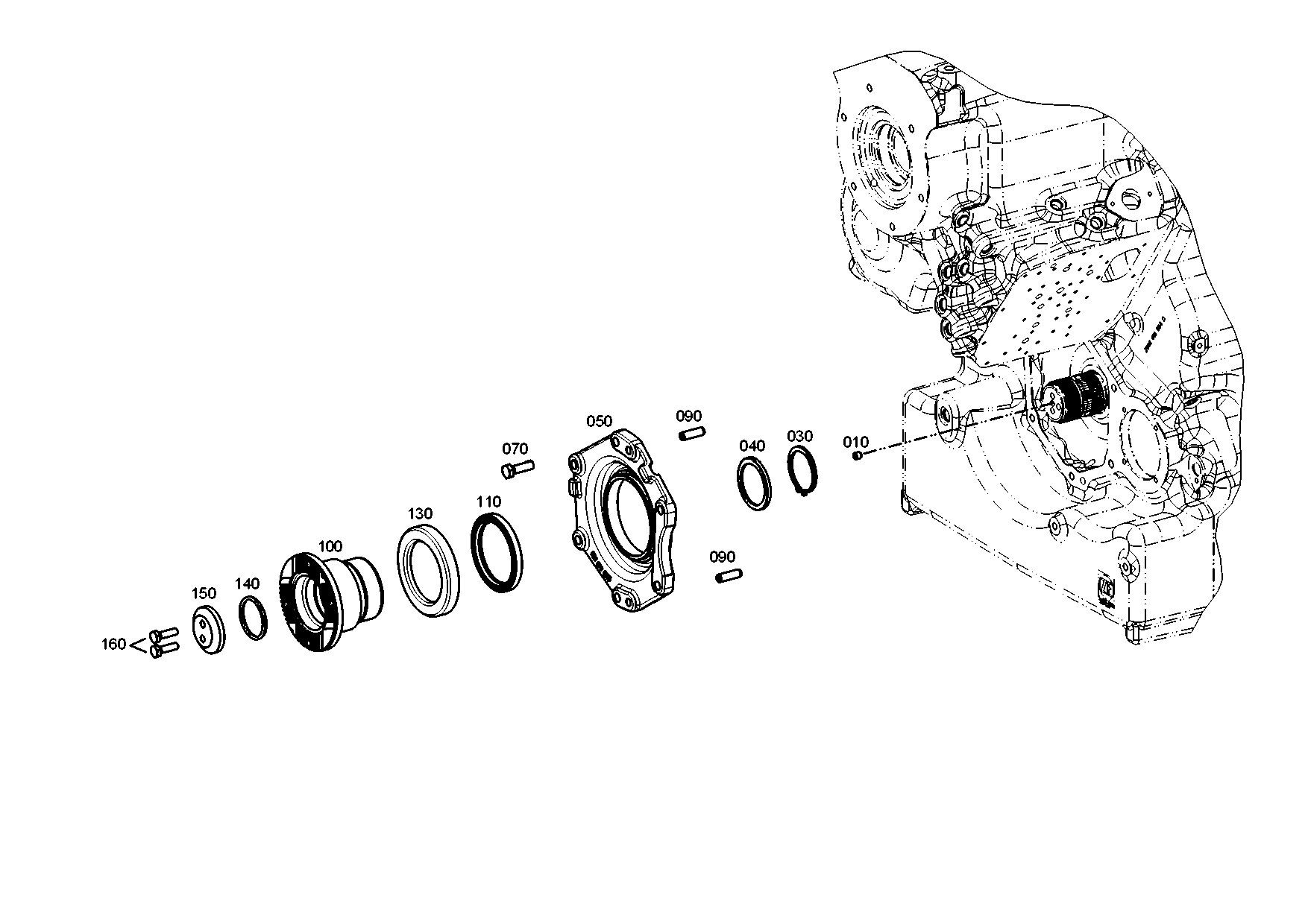 drawing for NOELL GMBH 140520691 - SHAFT SEAL (figure 3)