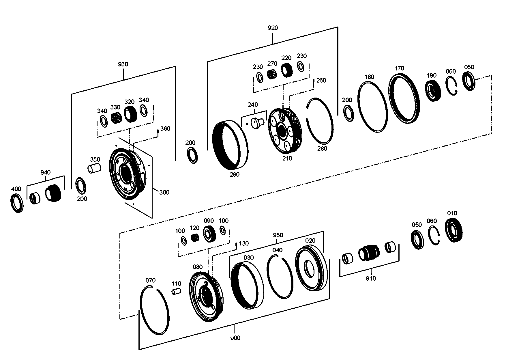 drawing for CLAAS CSE 05016720 - AXIAL NEEDLE BEARING (figure 4)