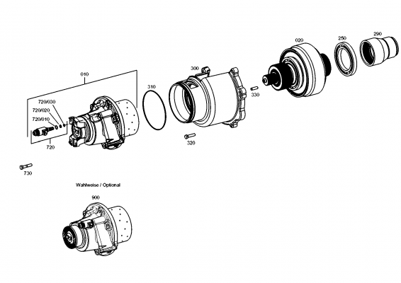 drawing for LIEBHERR GMBH 7015834 - O-RING (figure 4)