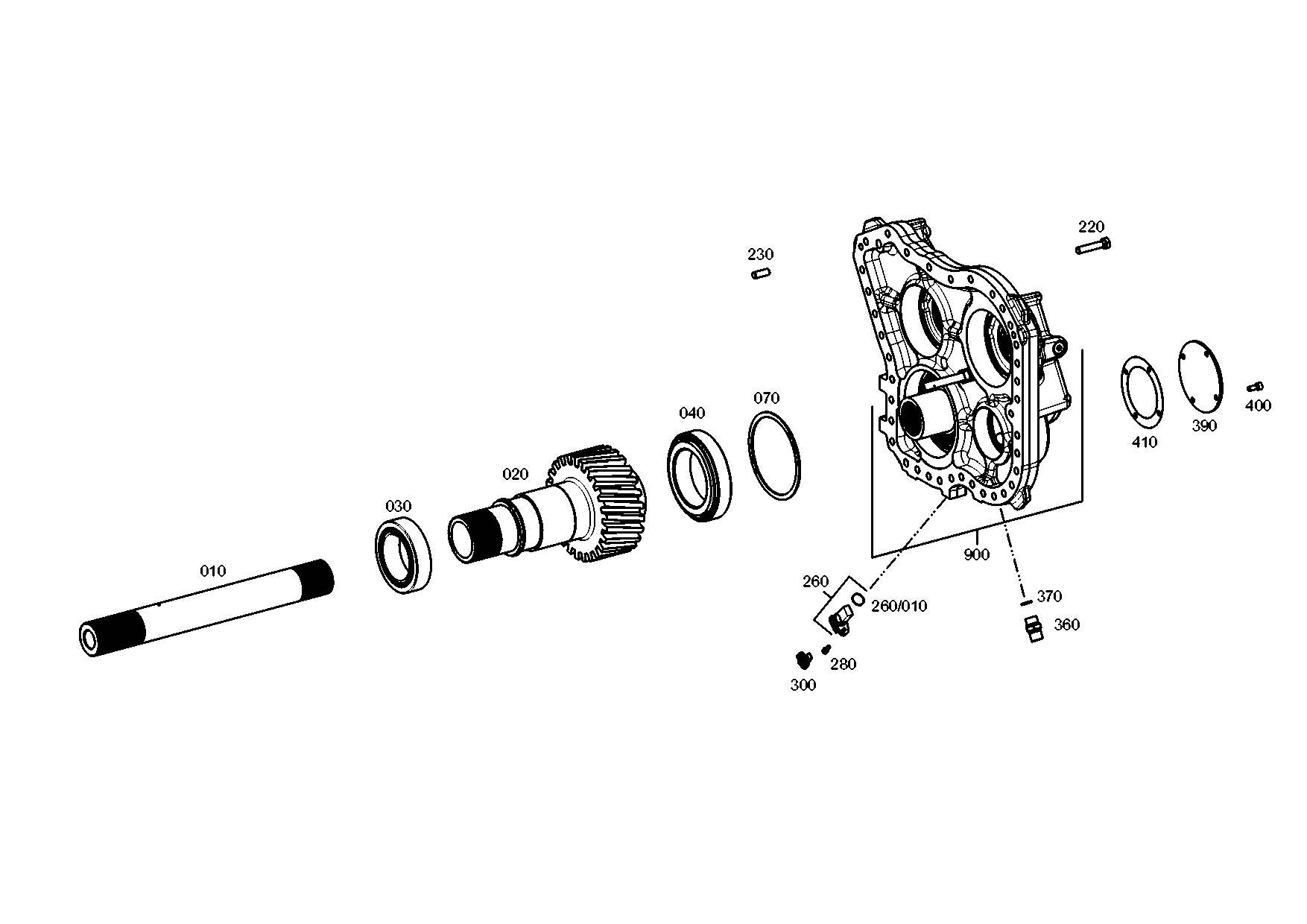 drawing for CLAAS CSE 5026890 - TA.ROLLER BEARING (figure 2)