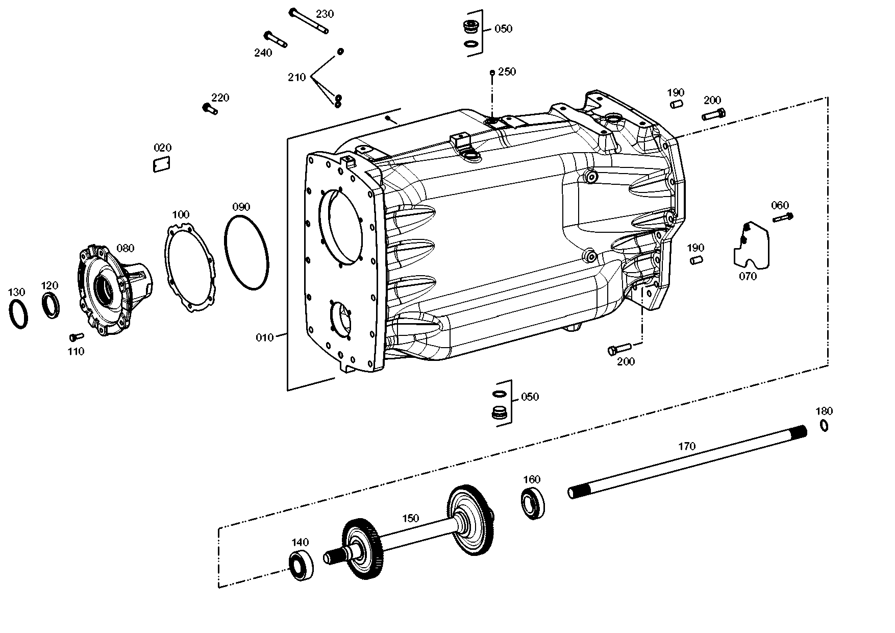 drawing for STEYR NUTZFAHRZEUGE AG 0.900.1391.4 - BEARING COVER (figure 4)