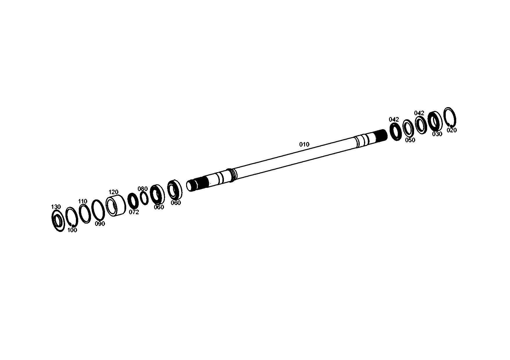 drawing for DAF 119410 - BALL BEARING (figure 5)