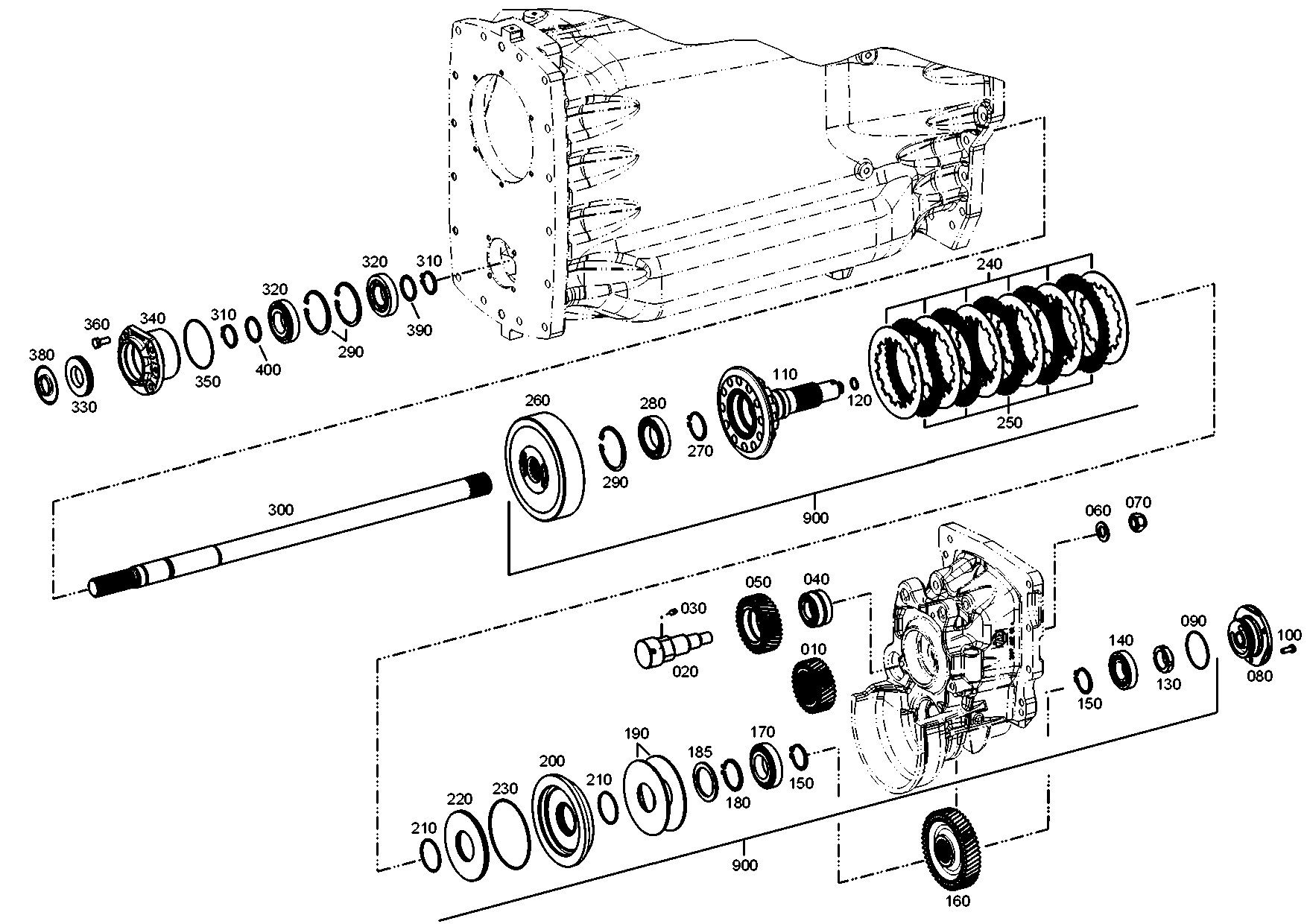 drawing for CASE CORPORATION 1-31-722-302 - ROLLER BEARING (figure 3)