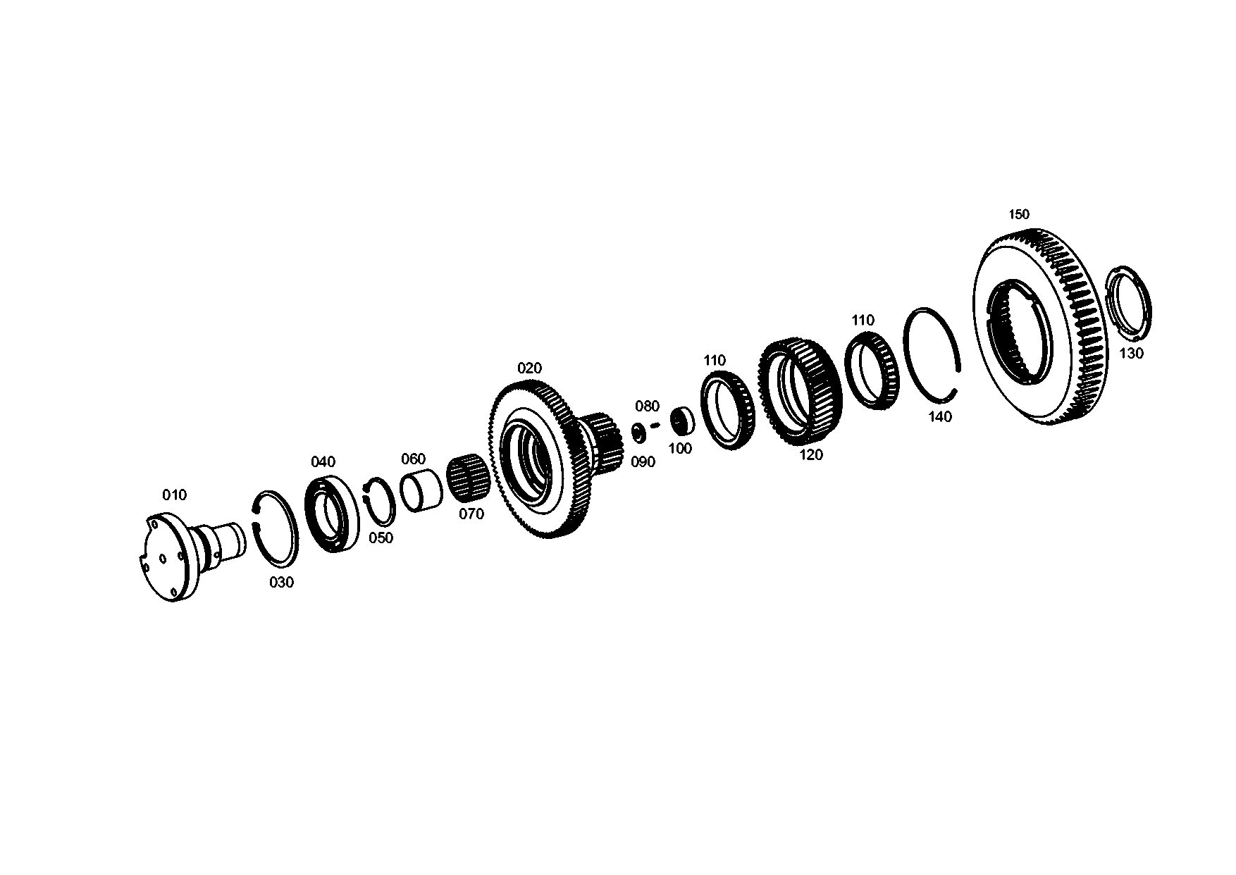 drawing for RENAULT 11364360 - BEARING FLANGE (figure 3)