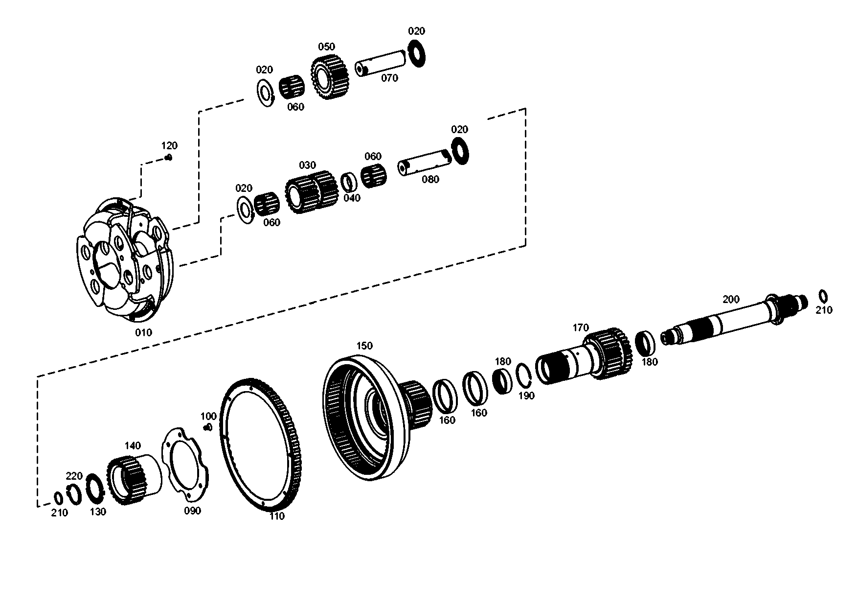 drawing for SDF 0.900.1448.2 - PLANETARY GEAR (figure 2)