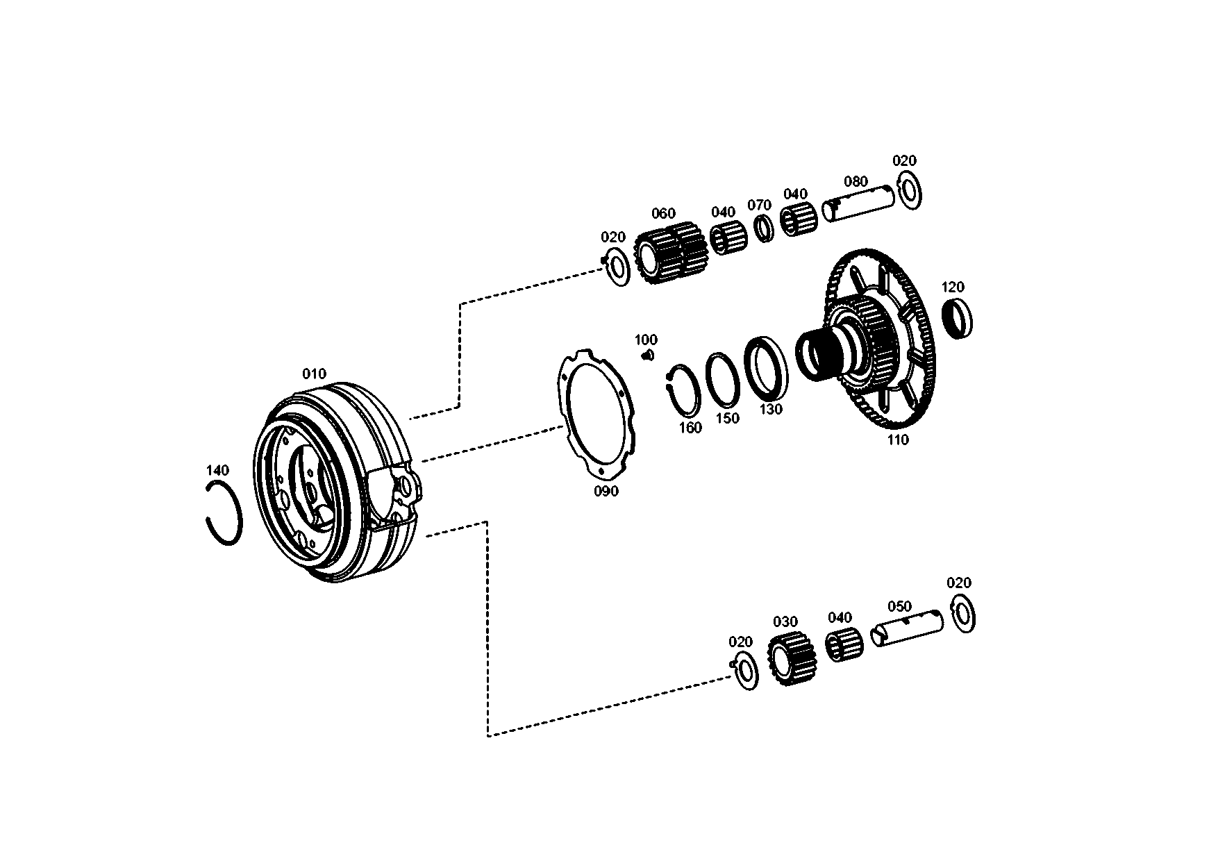 drawing for SAME DEUTZ FAHR (SDF) 0.900.1248.3 - SNAP RING (figure 1)