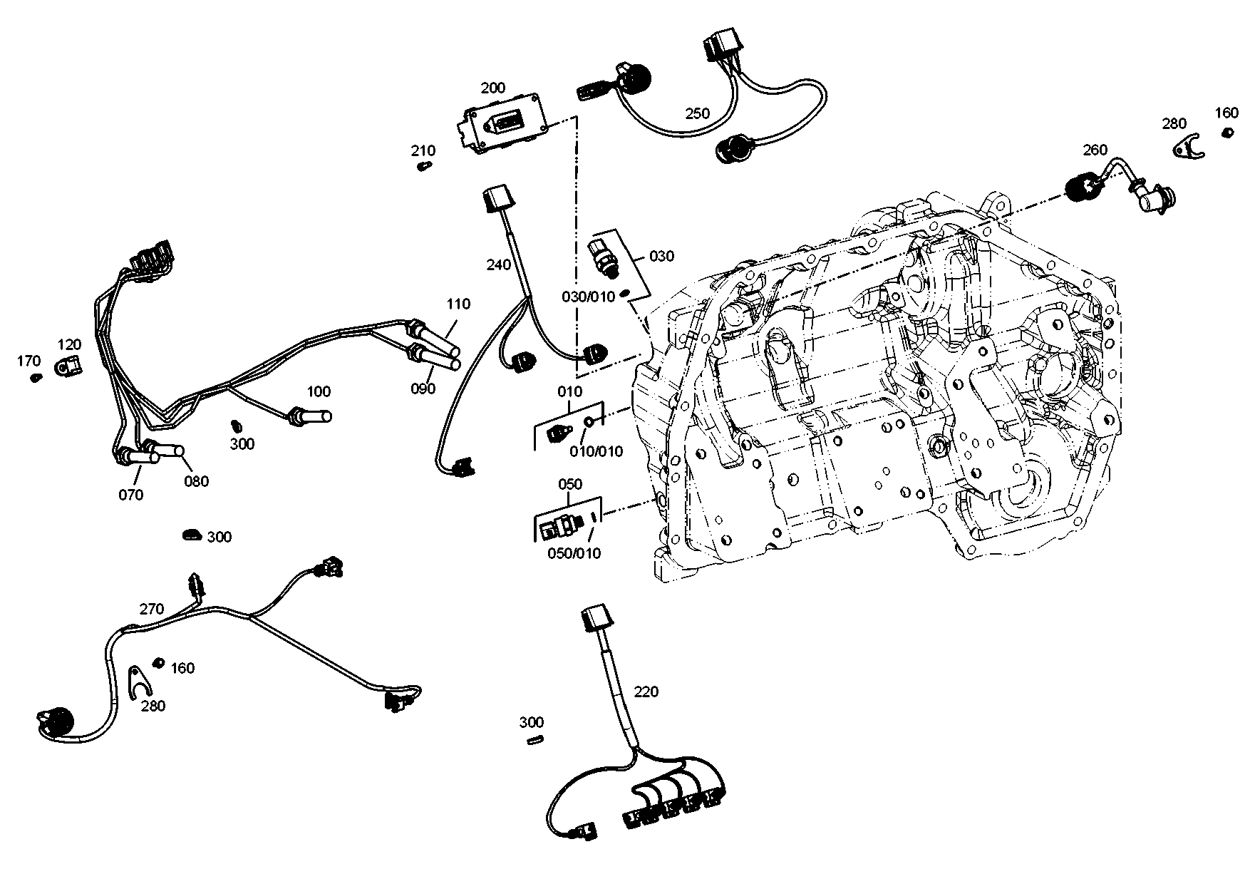 drawing for SAME DEUTZ FAHR (SDF) 0.900.1253.0 - IND.TRANSMITTER (figure 4)