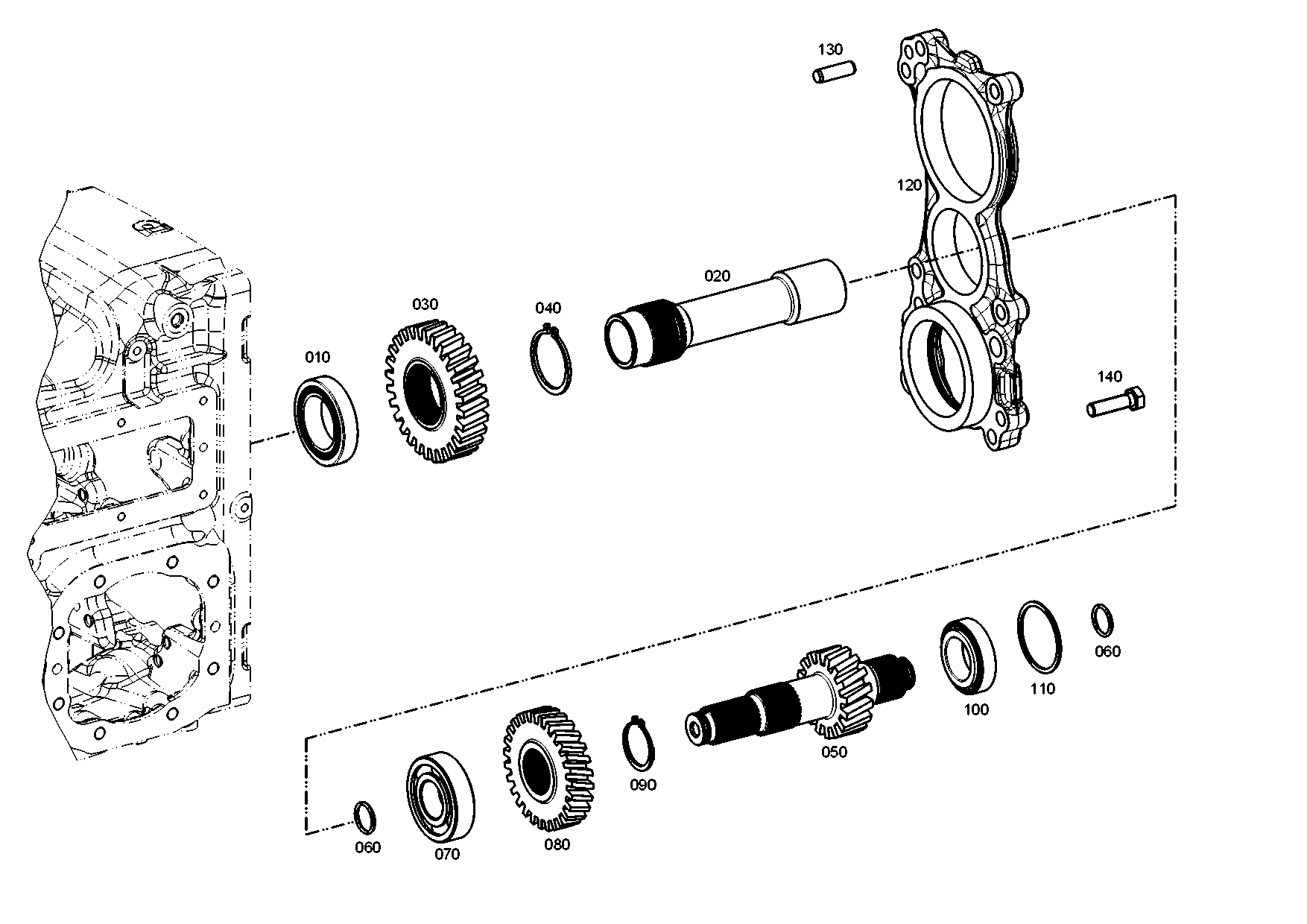 drawing for SCHOPF MASCHINENBAU GMBH 14018 - BALL BEARING (figure 1)